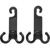 ProPlus Hoofdsteun Hanger met Dubbele Haak Hoofdsteunhaken Autostoel (2 stuks)