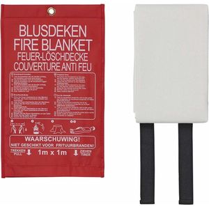 Pro Plus Blusdeken in Nylon Zak - Brandklasse B - A - 100 x 100 cm