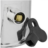 Pro Plus Trekhaakdop met Slot - Universeel & Chroom - Maximale Beveiliging en Bescherming