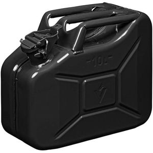 Pro Plus Jerrycan 10 liter - Metaal - Zwart - UN- en TÜV/GS Gekeurd