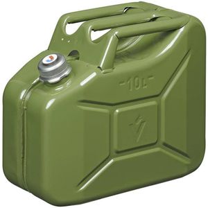 ProPlus Jerrycan 10 liter - Metaal - Groen - met Magnetische Schroefdop - UN- en TÜV/GS Gekeurd