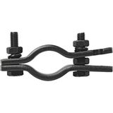 Pro Plus Trekhaak Hulpkoppeling - Klemdeel - met Sleuf - Zwart