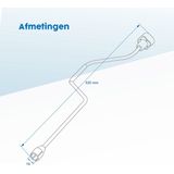 ProPlus - Uitdraaislinger - Zilver - Messing - 620 mm