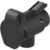 Pro Plus Verloopstekker - 13 naar 7 Polig - met Constante Plus - 12 Volt - Zwart