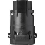 Pro Plus Verloopstekker - 13 naar 7 Polig - met Constante Plus - 12 Volt - Zwart