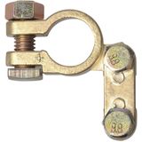 ProPlus - Accupoolklem - Zwart - Messing en Staal