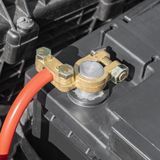 ProPlus - Accupoolklem - Zwart - Messing en Staal