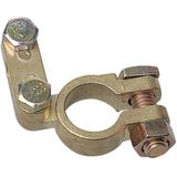 ProPlus - Accupoolklem - Zwart - Messing en Staal