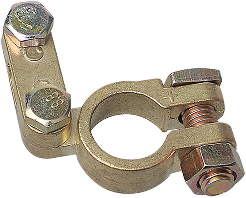 ProPlus - Accupoolklem - Zwart - Messing en Staal