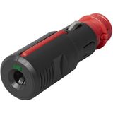 ProPlus Universele sigarettenaanstekerplug - 12/24 volt - zwart - max. 8A