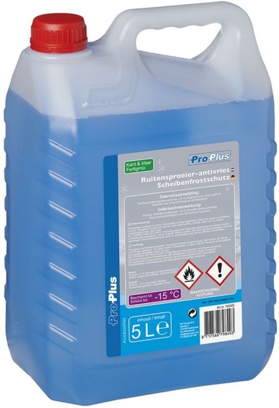 ProPlus - Ruitensproeiervloeistof Antivries - 5 Liter - Kant-en-klaar tot -15°C