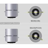 Pro Plus Autolamp - 12 Volt - 21 Watt - PY21 - BAU15S - Oranje - 2 stuks