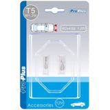 Pro Plus Autolamp - 12 Volt - 1.2 Watt - T5 W2 x 4.6D - 2 stuks