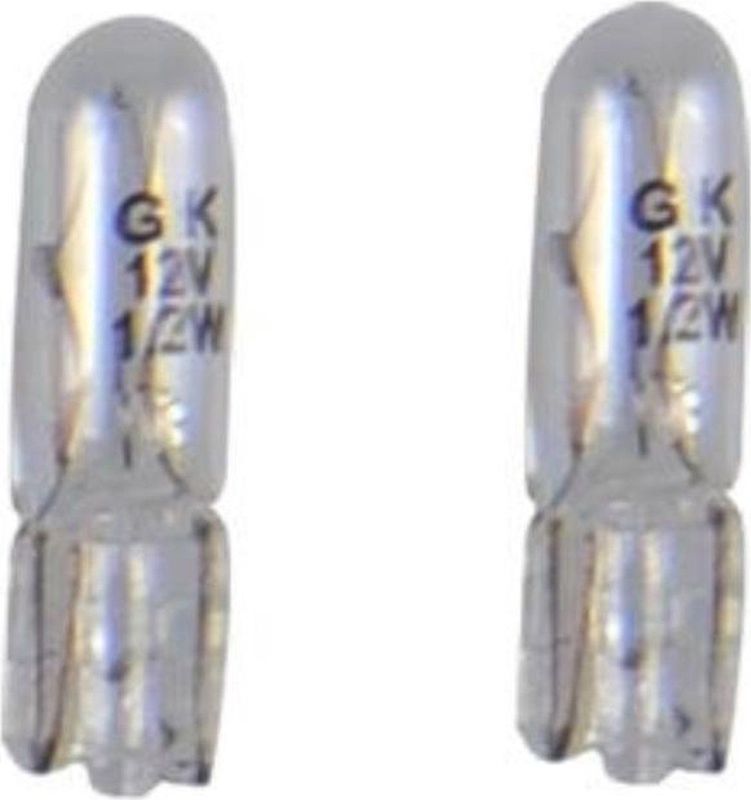 Pro Plus Autolamp - 12 Volt - 1.2 Watt - T5 W2 x 4.6D - 2 stuks