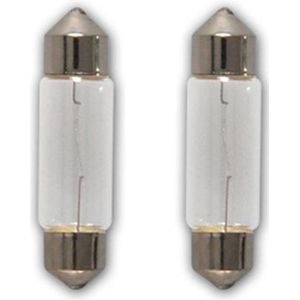 ProPlus Autolamp buislamp - 12V - 10W - SV8.5 - 11x38 mm - 2 stuks