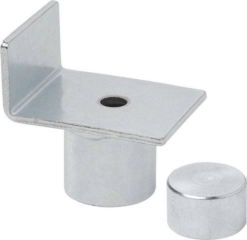 ProPlus Adapter voor potkrik - Opstaande rand - Ø 20-27 mm - Zilver - Staal