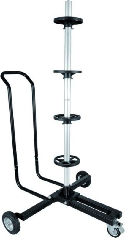 Pro Plus Banden Opbergrek - Velgenboom - Verrijdbaar met Handgreep voor 4 Banden