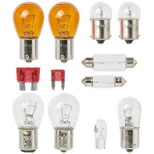 Pro Plus Reservelampenset t.b.v. Aanhanger & Caravan - 12 Volt - 12 delig