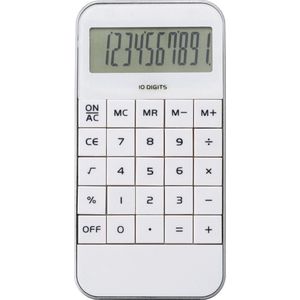 Bureau Rekenmachine Wit 12 cm - Kantoor Calculator - Bureaurekenmachine - Kantoor Benodigdheden