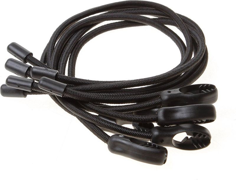 Konvox - Easylock - Snelsluiting - 600mm - 6 Stuks - Elastisch Koord