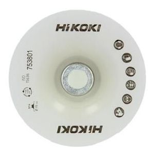 Hikoki Accessoires Steunschijf Met Moer 115 Mm Middel-Hard Iso 15636 (Oud 750715) - 753801