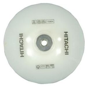 Hitachi – 753804 Schijfhouder voor slijpschijven voor haakse slijper, 180 mm, M14 hoekstekker, wit