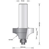 Hikoki Accessoires 8 Mm Afrondfrees Met Onderlager 15.9X46X1.6 - 754101