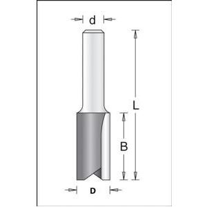 Hikoki Accessoires 12 Mm Groeffrees 20X32/73 - 754145