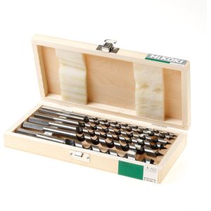 HiKOKI 781991 6-delige Slangenboor set in houten cassette - 6-16mm
