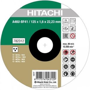 Hikoki Accessoires Doorslijpschijf 230X1,9Mm Voor Inox/ Metaal Brilliant - 782315