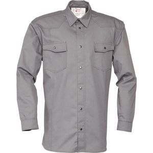 HAVEP 1655 - Werkhemd - Grijs - Lange Mouw