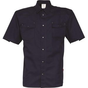 HAVEP 1654 Werkhemd korte mouw Marine maat XS