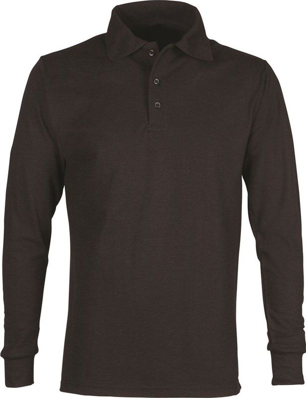 HAVEP Poloshirt FR lange mouwen 77020 - Zwart