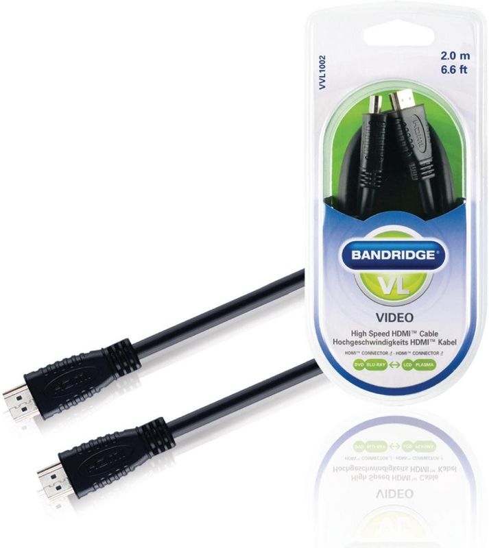 Bandridge High Speed HDMI Cable, 2.0m