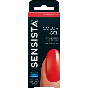 6x Sensista Color Gel Red Hot Chillies 7,5 ml