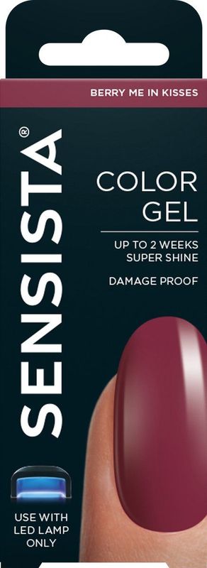 Sensista - Berry Me In Kisses - Gellak - Bordeaux Rood - 7.5ML