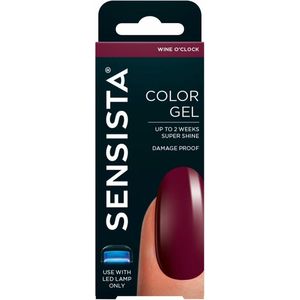 6x Sensista Color Gel Wine O'Clock 7,5 ml