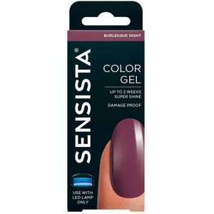 6x Sensista Color Gel Burlesque Night 7,5 ml