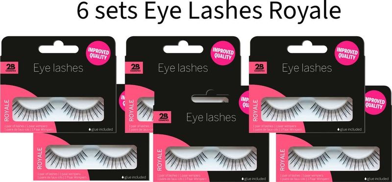 2B Lashes - Royale - Nepwimpers - Synthetische Vezels - Herbruikbaar
