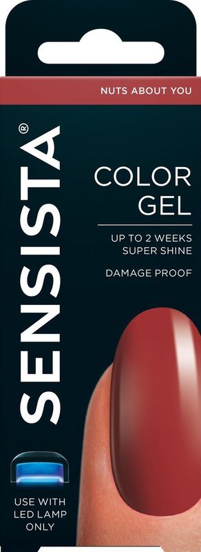 Sensista Color Gel - Nuts About You - Gellak - Bruin - 7.5ML - Gel nagellak voor LED Lamp