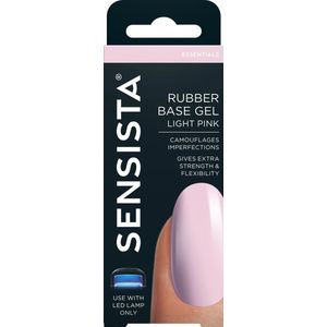 Sensista Rubber Base Gel Light Pink 7,5 ml