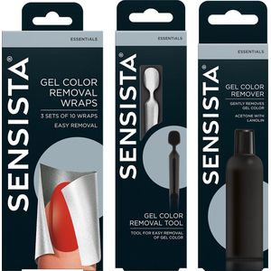 Sensista All Removal Set- Gellak Voordeelset - Wraps, Remover en Tool