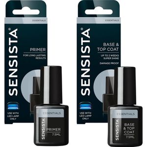 Sensista Best Base Set - Gel nagellak - Primer en base&top coat - Gellak - Gel Polish - Voordeelset