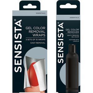 Sensista ReMove Over Set - Gellak Verwijderen Voordeelset - Gel nagellak wraps en aceton