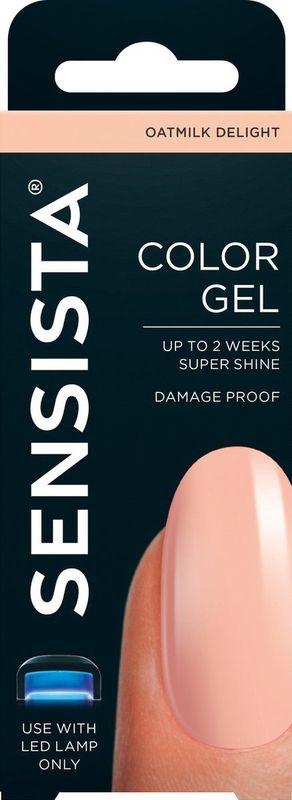 Sensista Color Gel - Oatmilk Delight - Gellak - Beige - 7.5ML - Gel nagellak voor LED Lamp