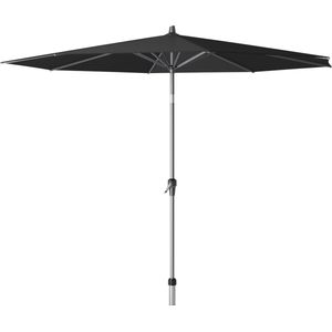 Riva parasol 300 cm rond zwart met kniksysteem