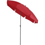 Stokparasol Platinum Aruba Volant Red Ø200 cm