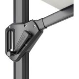 Zweefparasol Challenger T1 premium 350cm (Faded black)