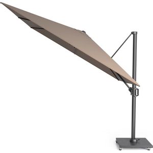 Platinum Challenger T1 Parasol 300x400cm Havanna - Taupe Zweefparasol Rechthoek