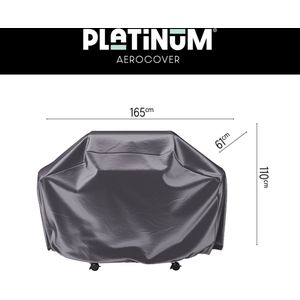 Platinum AeroCover - Gasbarbecuehoes - 165x61xH110cm - Ademend - Waterproof - Hoge kleurechtheid